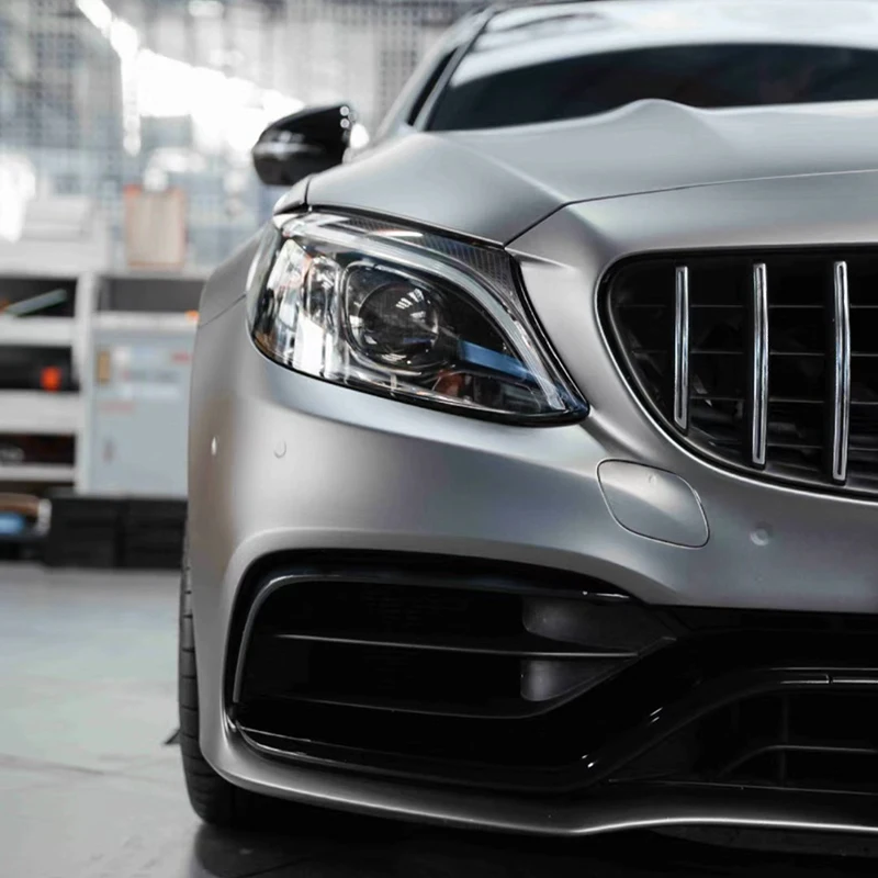 Ultra-Matte AMG Grey Car Vinyl Wrap Color Changing Car Stickers Car Body Wrapping Film