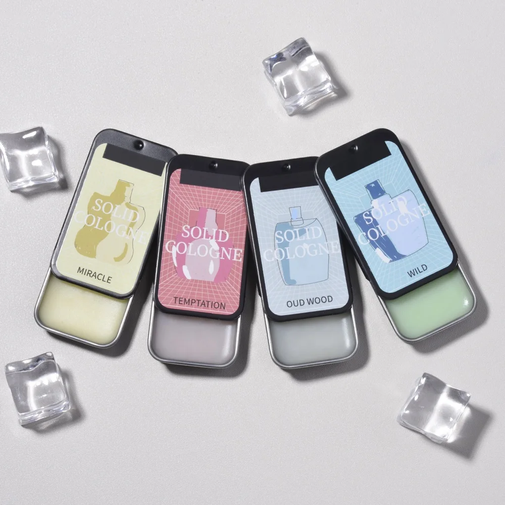 Perfume Wax Long Lasting Fragrance Balm Solid Perfume Private Label Original Custom Logo Fragrant Solid for Men Cream OEM Male