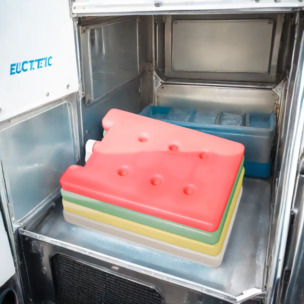 HDPE  PCM Pack Reusable Eutectic Plate Ice Pack Gel Ice Brick