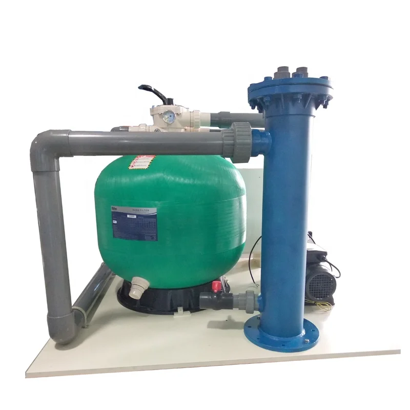 Fish farm water treatment filtration systems machine nursery raw