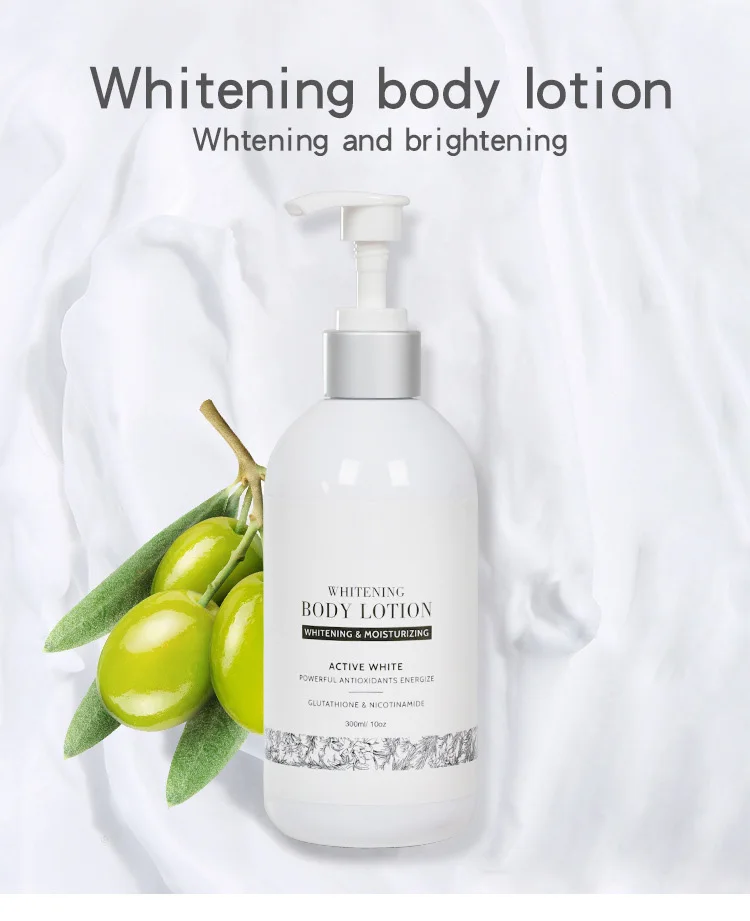 OEM Custom Wholesale Nicotinamide Moisturizing Body Cream Whitening Body Lotion For Black Skin Armpit Inner Thigh Foot Hand