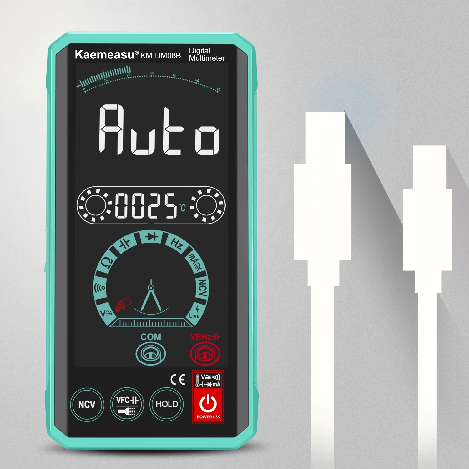 OEM Electrician Intelligent Voice ture rms multimeter ncv voltage detector automatic smart multimeter digital multimeters