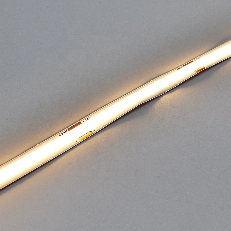 Smart COB LED Strip Free Cutting 480leds 5V PCB 8MM COB High Brightness CRI 90 5W Cutting Length 10.5MM COB LED Strip