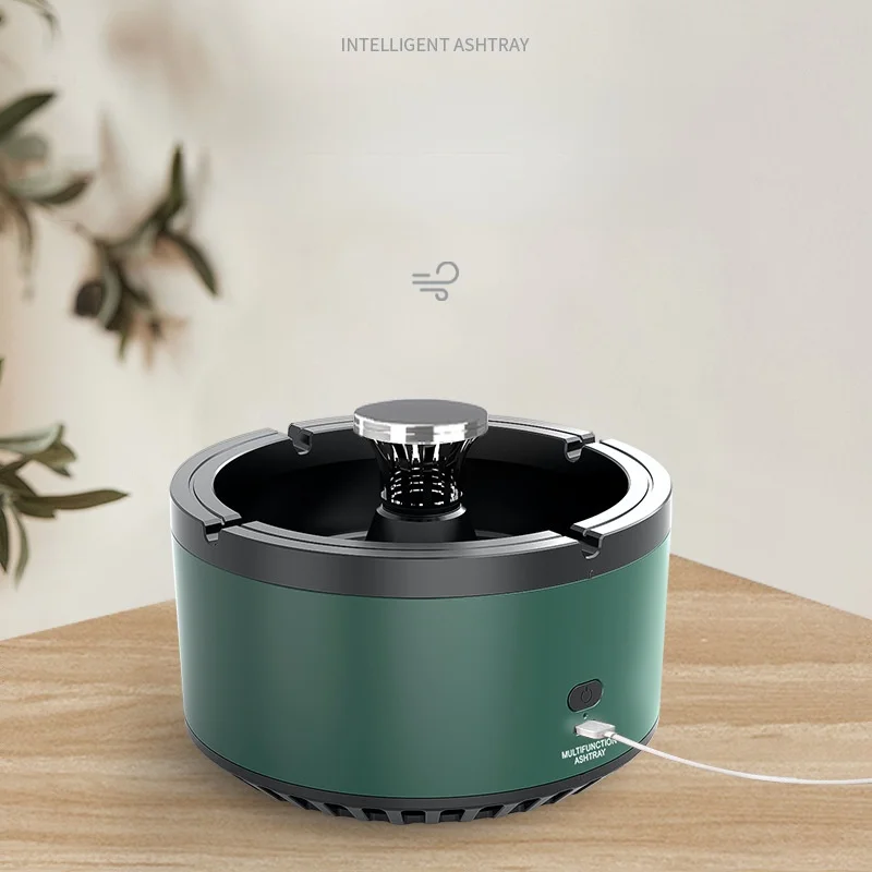 Multifunctional air purification ashtray filter second-hand smoke decomposition aromatherapy household small purifier