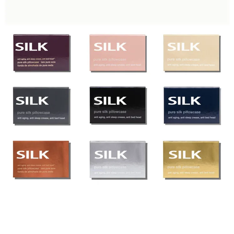 Custom logo 100% mulberry 16mm soft charmeuse silk pillow case woven oeko tex caramel mulberry silk pillowcase zip