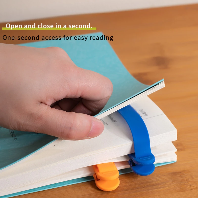 With Reading Bookmark Clip Silicone Blank Simple Book Insert Memory Follow Page Bookmark Automatic Record Page Reading Tool