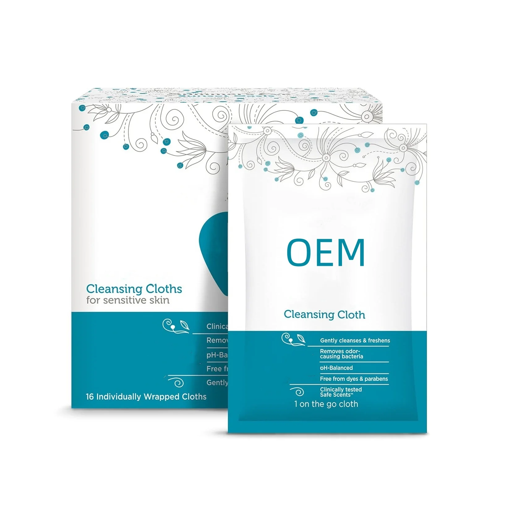 Hot Sale Single Pack 99% Pure Water Cleaning Intimate Care Organic Feminine Wipes
