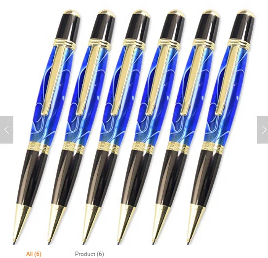 wholesale assemble ball pen turning kit  Woodturning Brass Roller Ball pen kits diy woodturning pen kits