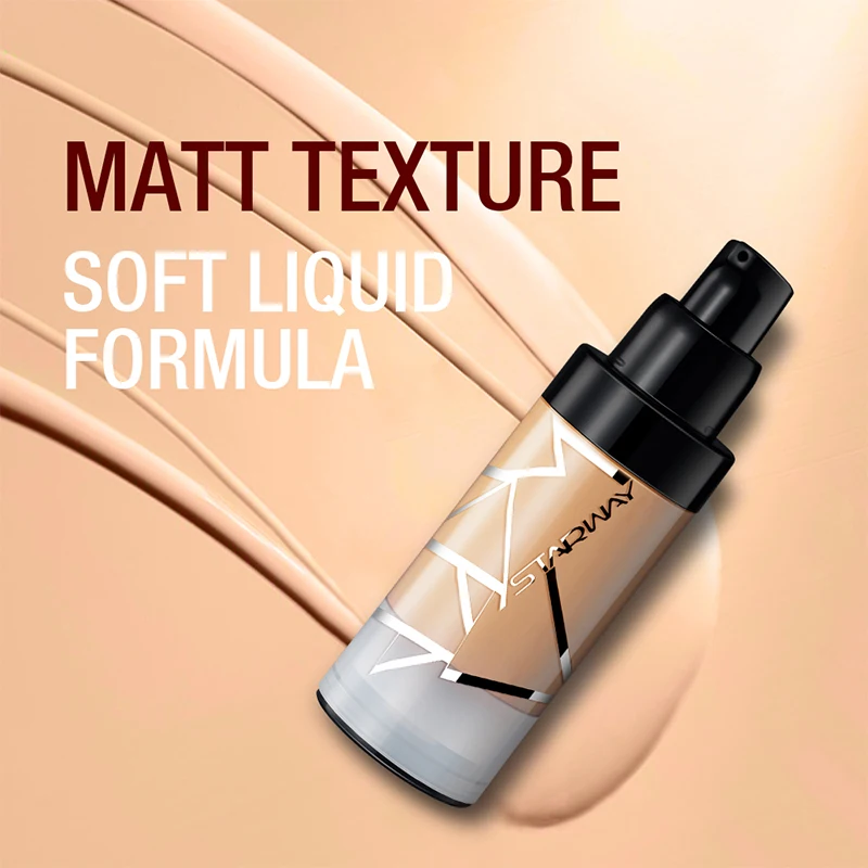 OEM Factory Private Label Cream Full Coverage Waterproof Liquid Foundation Makeup