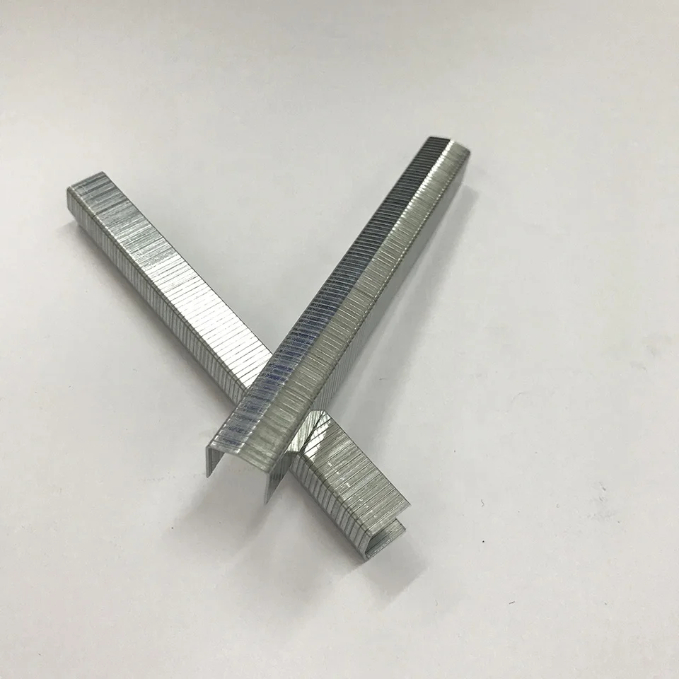 Скобы STCR5019 10 мм 3/8 дюйма, гальванизированные силовые скобы, 5000 шт./коробка