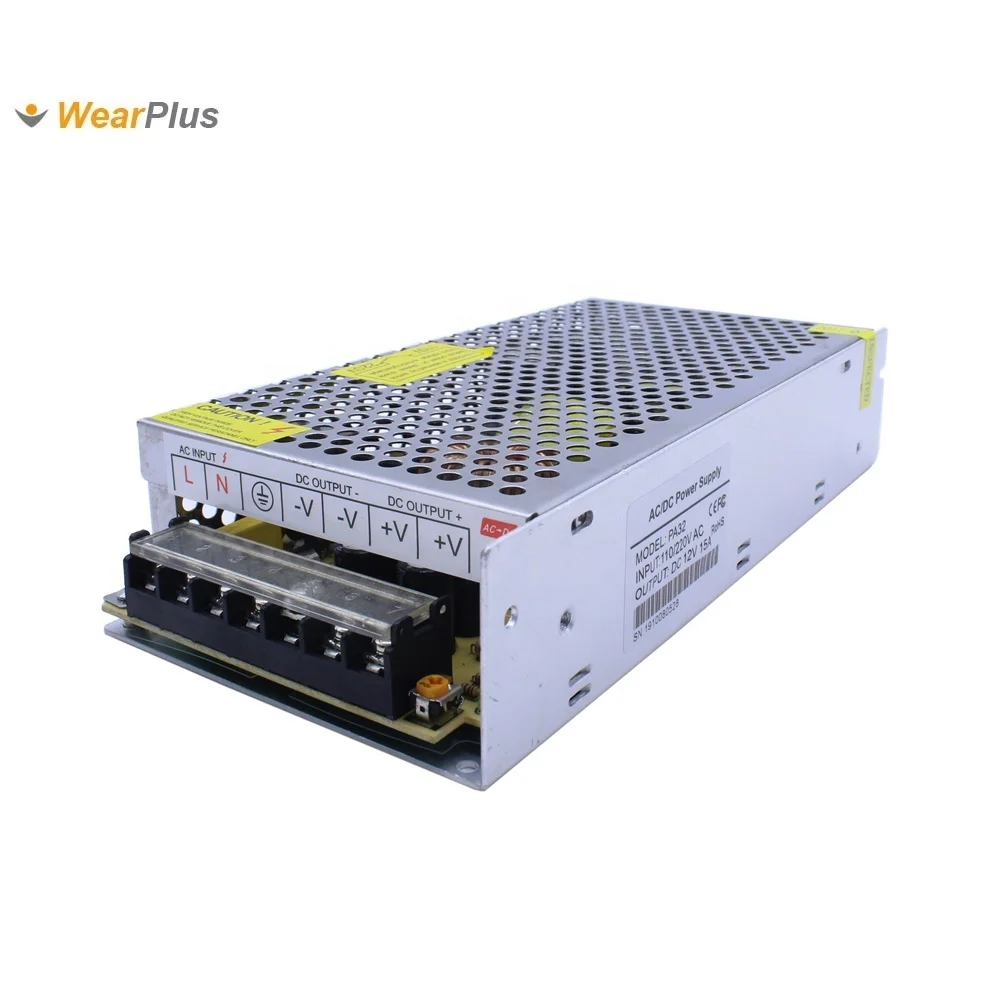 AC 110v 220v to 12v 5v 24v DC switching power supply 180W 12V 15A AC/DC power supply