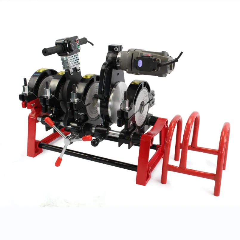63-160 мм Ручная сварочная машина для стыковой сварки 4 кольца труб hdpe pvdf