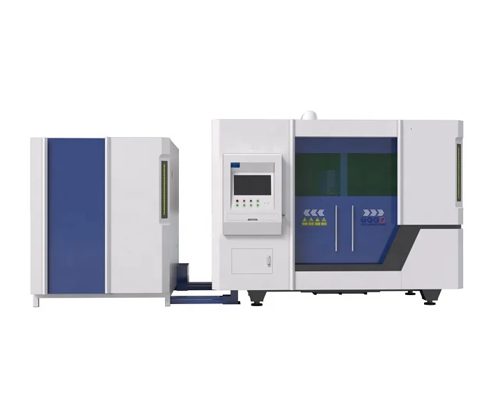 2022 QY High Quality CE Standard Full Enclosed and Dual Exchange Table Fiber Laser Cutting Machine Price