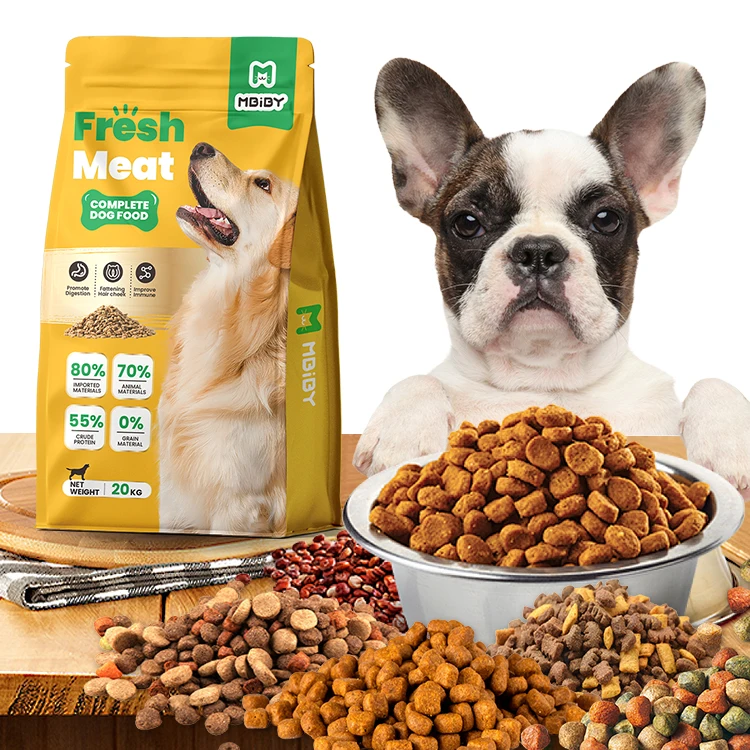 Mbiby 22% Protein Wholesale bulk Customized Formula Design Dog Dry food High Protein Daily Kibbles