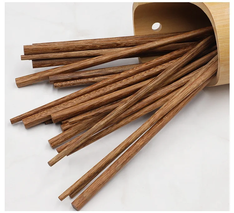 
Wholesale Bulk Reusable Natural Wooden Chopsticks 