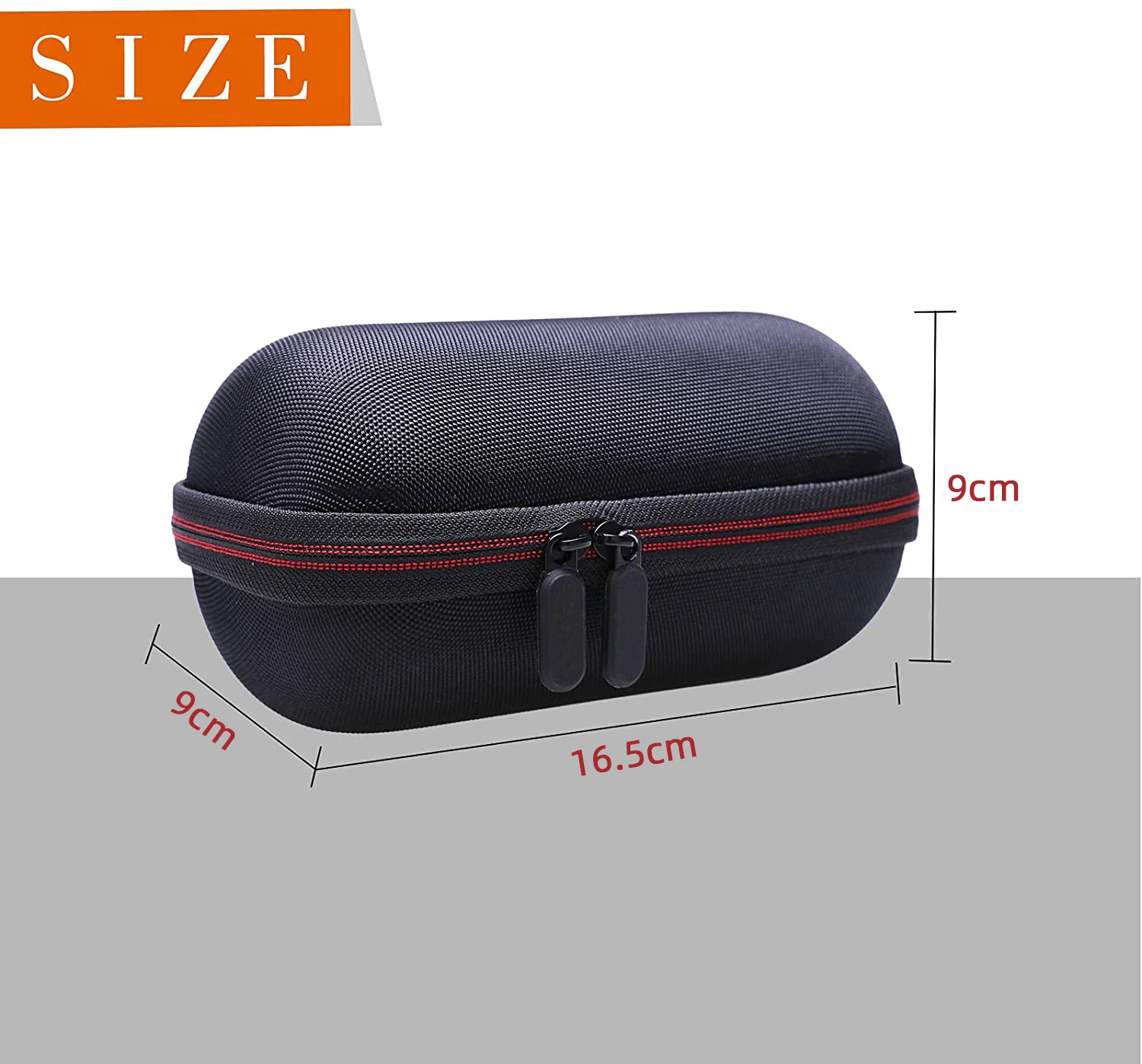 Hot Sale Travel Case For Wireless Speaker Audio Speaker Carry Case Red Portable Speaker EVA Case