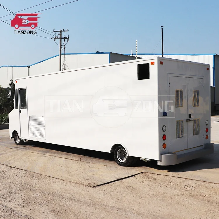 TIANZONG V58 Mobile Food Truck ice cream large Food Trailer best model food cart
