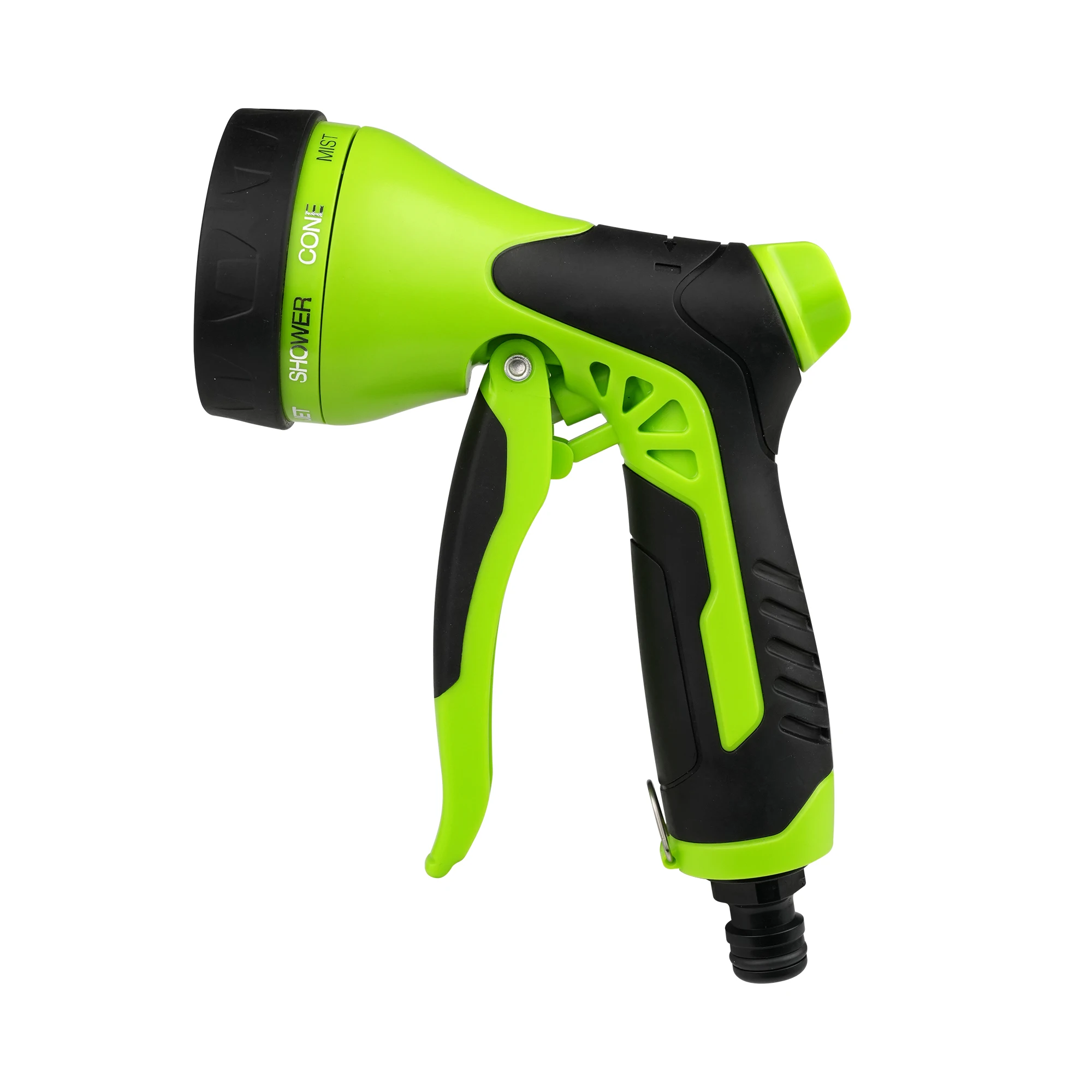 High Pressure Plastic Garden Water Hose Pipe Misting Nozzle Water Gun 9 Patterns Garden Spray Gun