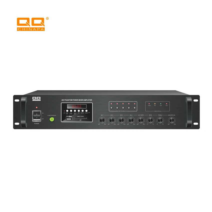 QQCHINAPA FM Radio MP3 Player FM USB Tube Ahuja Speaker Music PA Guitar Amplifier Premium High Power Home Amplifier