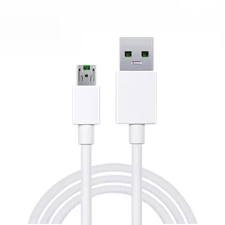 OEM Original android cable 4A High speed 3ft 6ft 1.5M Micro usb V8 charging white cable usb A to USB B For OPPO VIVO