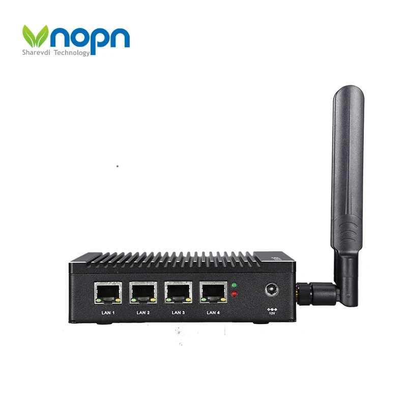 Industrial pfsense hardware 4 X Gigabit LAN fanless firewall mini pc for Small Business (SMB) Network Use