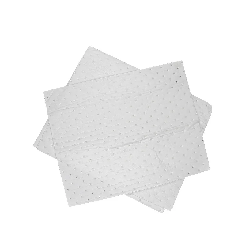 High Absorbency 100% Polypropylene Eco-friendly Impermeable Oil Only Absorbent Pad