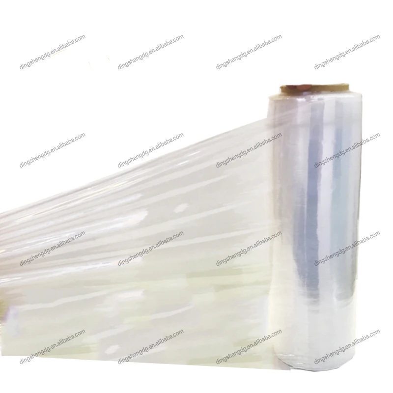Best Seller Transparent Color Plastic Stretch Wrap Film Pallet Wrapping Lldpe Elastic Wrap Stretch Film Roll