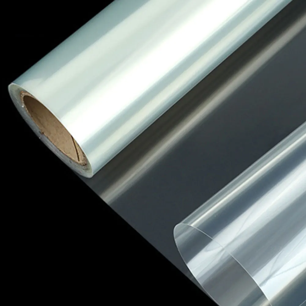 Factory  transparent PET film with glue gloss PET protective film