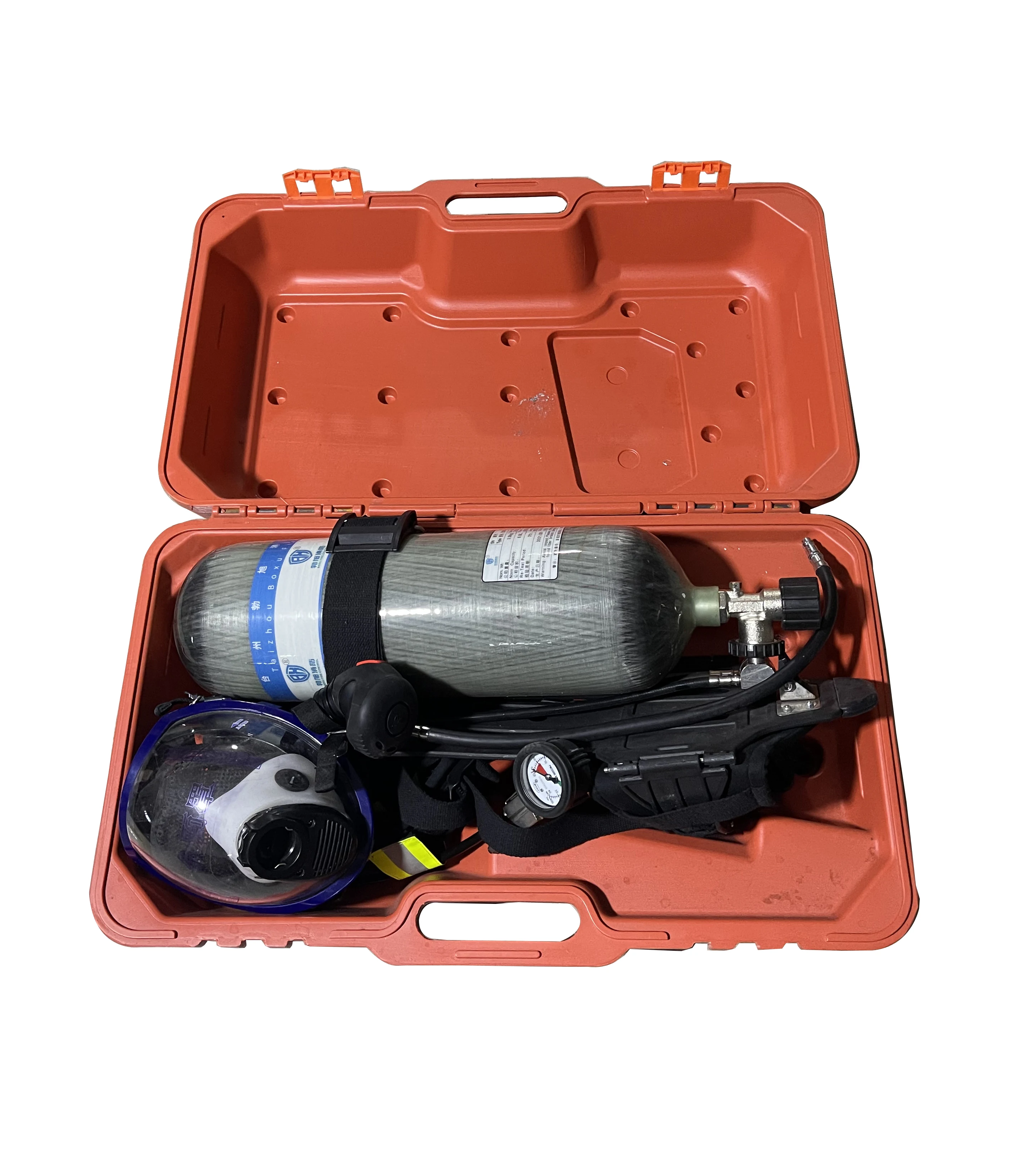 6.8L Carbon Fiber Self-contained Breathing Apparatus Air Respirator SCBA