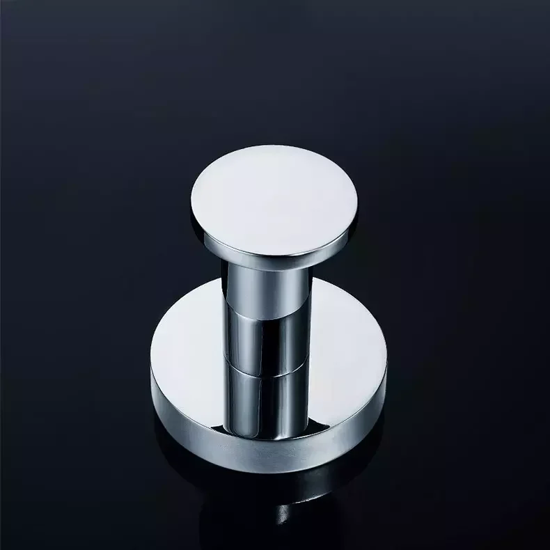 Bathroom double clothes hook stainless steel wall hanging single hook coat hook kitchen and bathroom hardware pendant