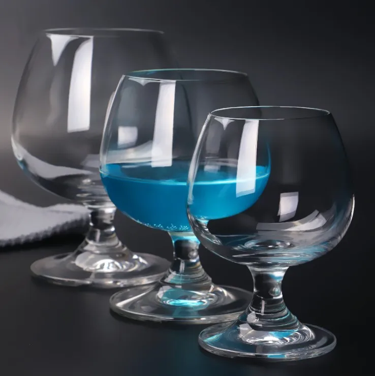 Wholesale lead free crystal brandy snifter glass large brandy glass pregnant brandy wine glass for sale