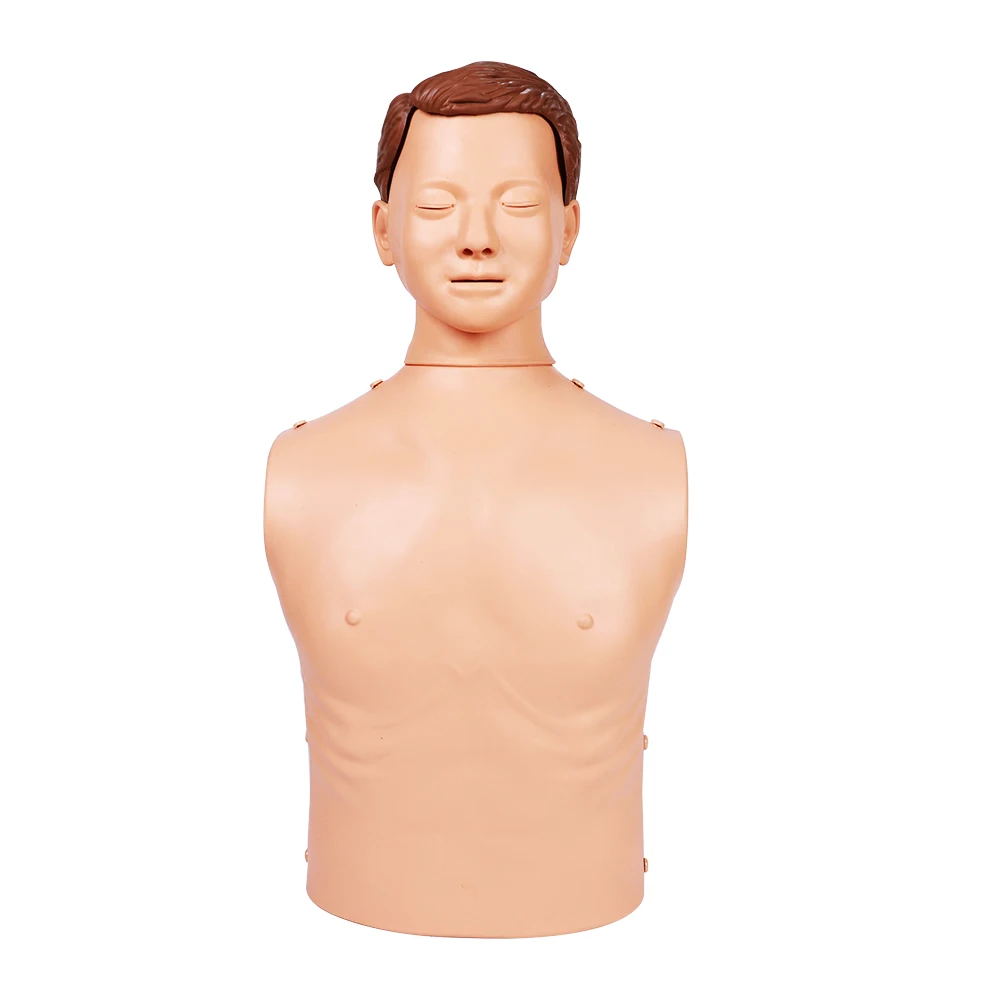 WAP-CM100S Medical Silicone Mannequin Dummy First Aid Training CPR Manikin