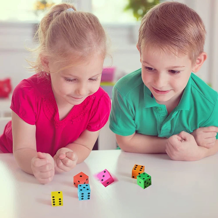 free sample high quality colored square dice eraser for school students best pencil eraser rubber toys