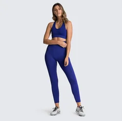 Amazon hot selling pantaleta leggings sin costura seamless yoga set