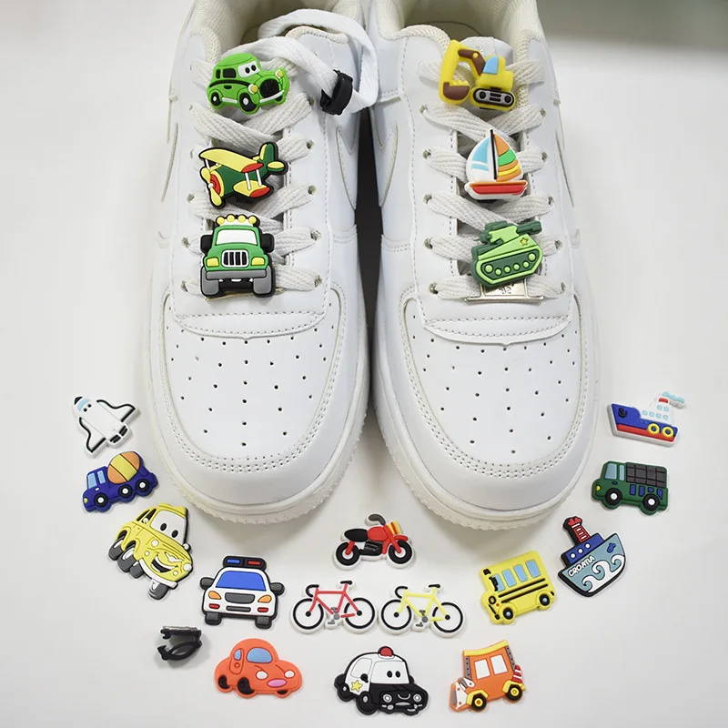 Wholesale PVC Shoe Charms Sneaker Accessories Decoration Shoes Buckle Shoelace Buckle Shoe Charms for Nike Air Force 1