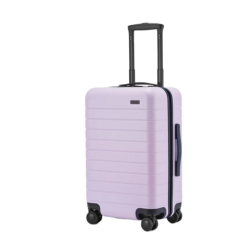 Valise De Voyage Carry-ons Travel Luggage Lavender Color Suitcase Bags Expandable Suitcases with Wheels ABS PC Luggage Sets