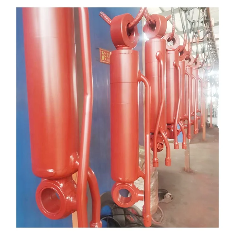 
18inch hyva tipping hydraulic cylinder with pump for hydraulic press 