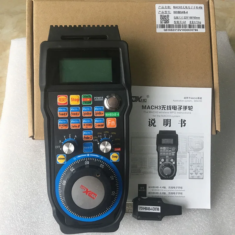  WHB04B 4 оси беспроводной USB генератор импульсов с электронный маховик для замены