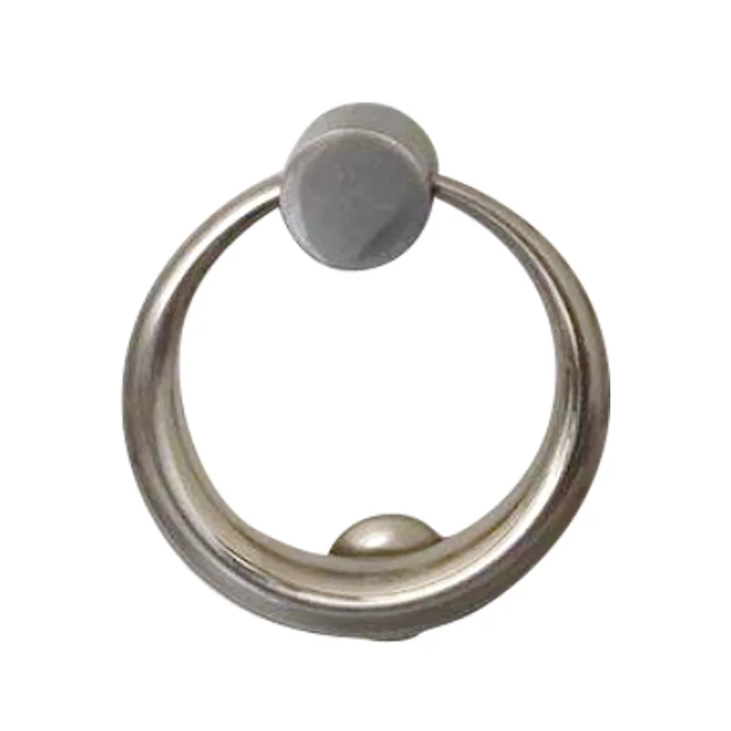 Antique  Brass custom animal  lion head antique ring pull black  door knocker