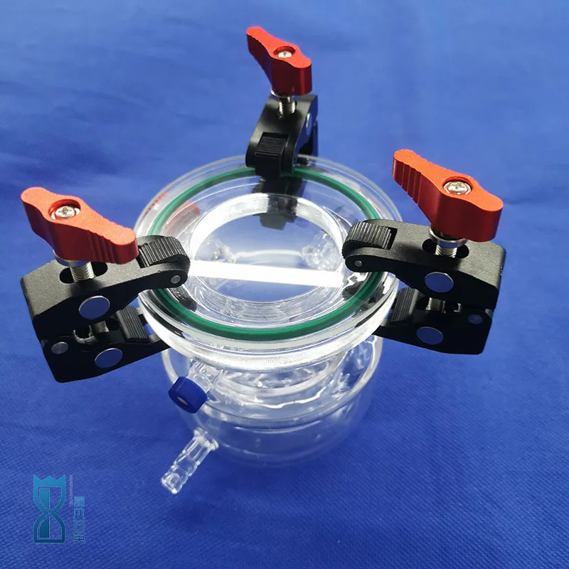 photocatalytic clear quartz glass reactor