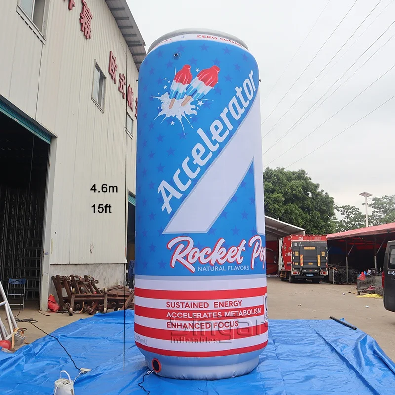 Custom inflatable product inflatable beer soda can bottle