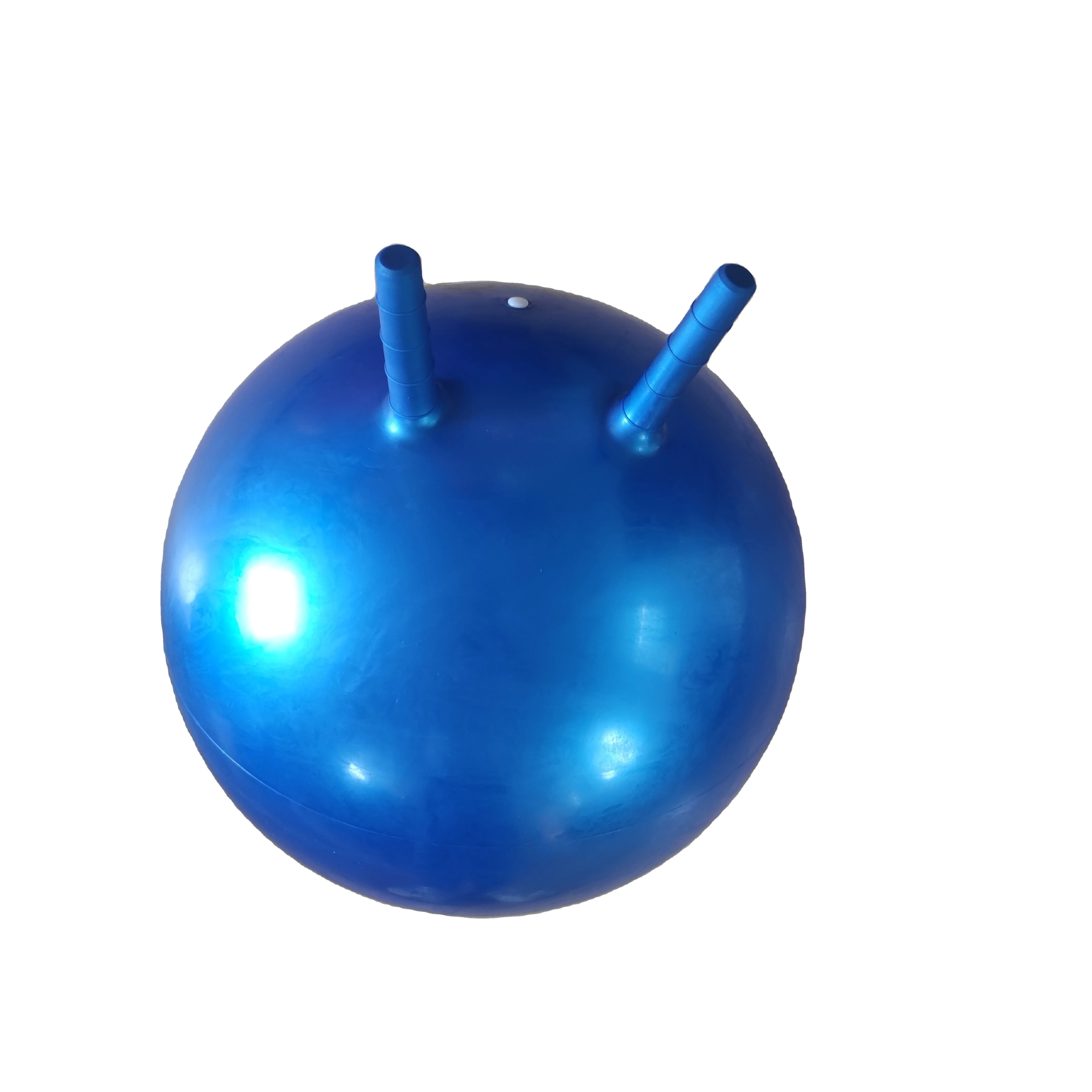 pearlescent kids  pvc jumping play ball with hopper handle