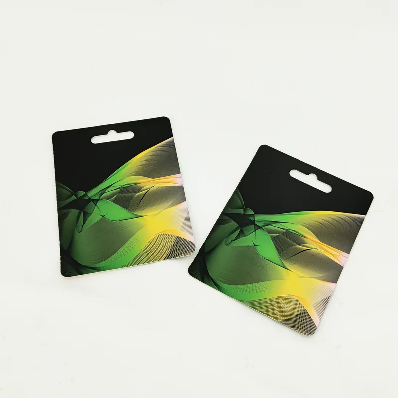 Customized Insert Cards Packaging Cardboard Paper Blister Hanging Display Header Card Sliding Blister Card