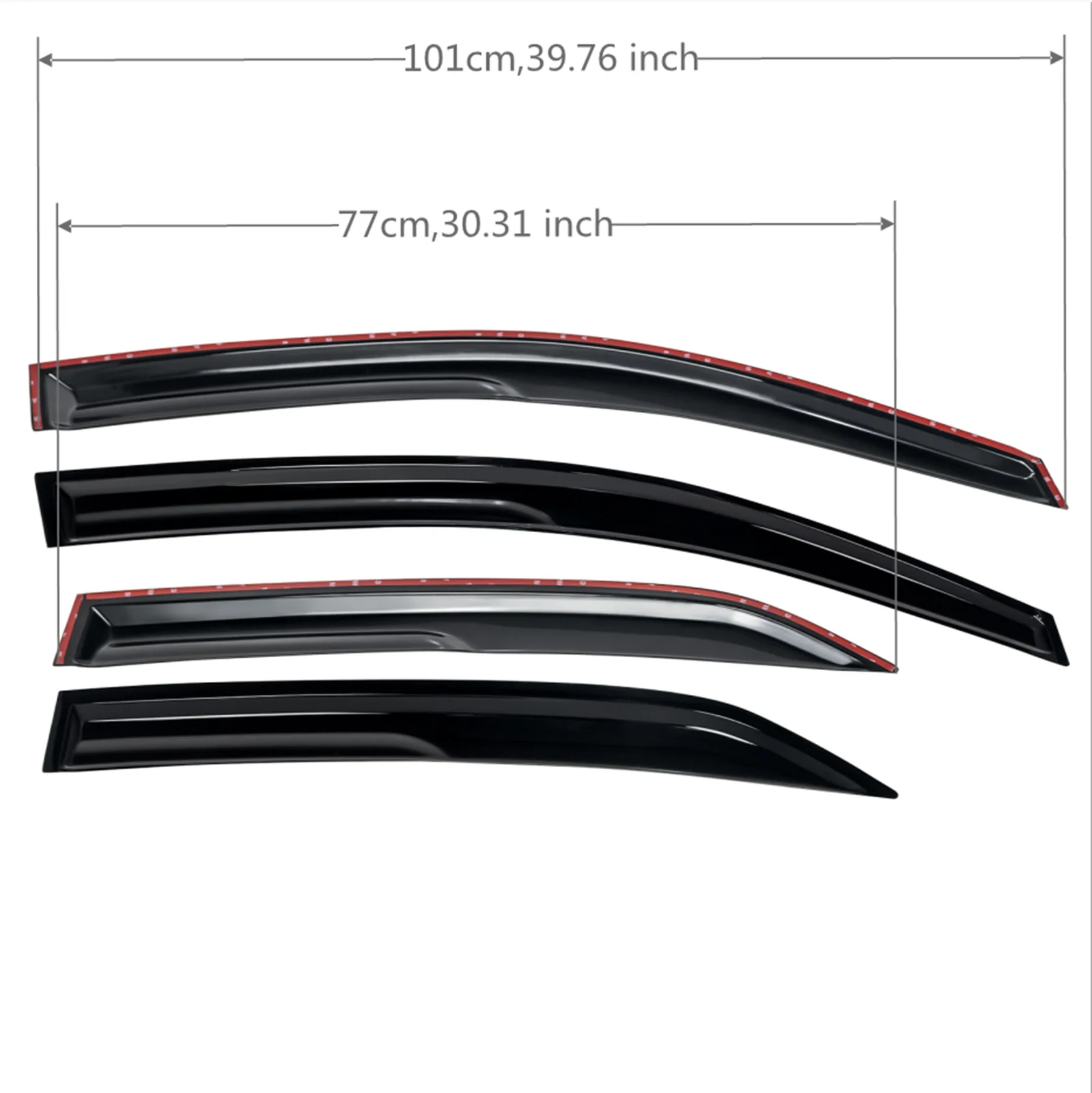 Fits for Toyota corolla 2009 2010 2011 2012 2013 Side Window Visor Vent Trim Sunshade Rain Wind Deflector Guard smoke tinted