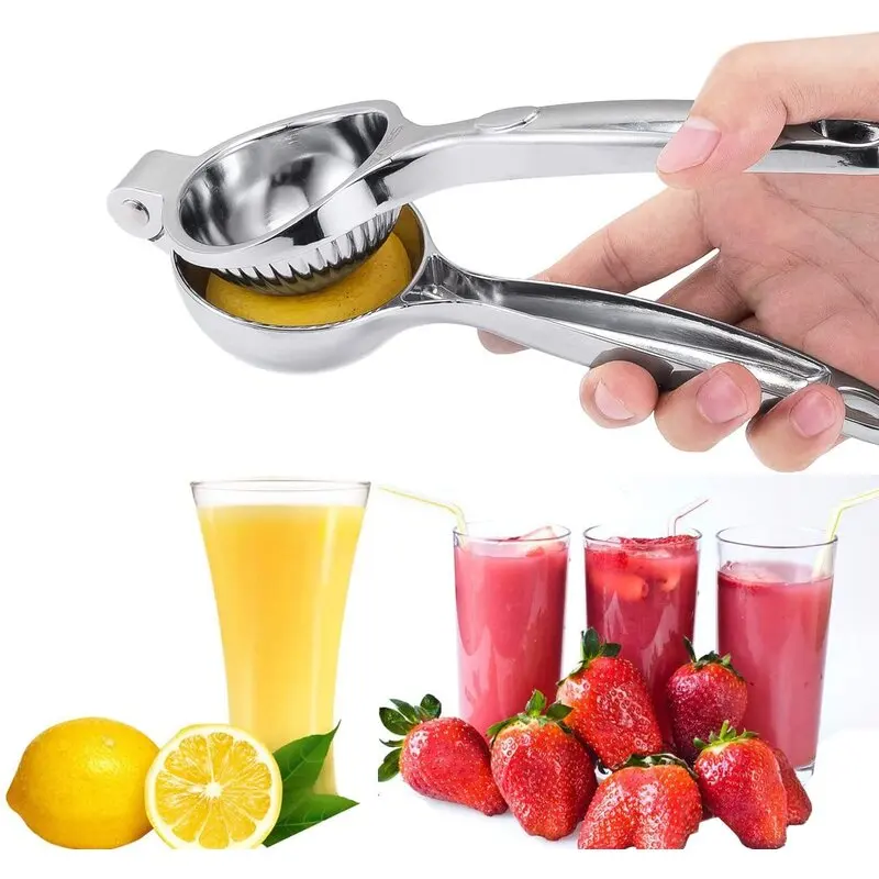 Hot Sale Stainless Steel Lemon Squeezer  Manual Fruit Squeezer Citrus Squeezer Fruit Juice Reamer Manual Juicer Fast Handle