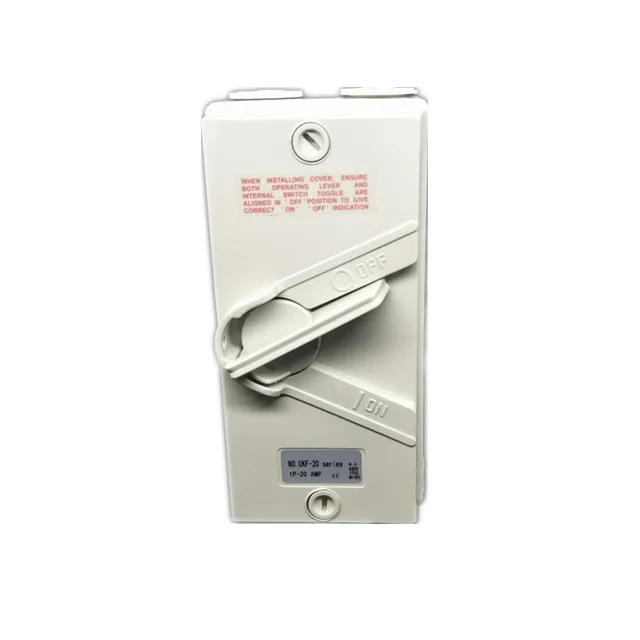  XWY-120 250v 1 полюс 4 полюса 20a 35a 63a серого цвета из АБС-пластика IP65 ip66 водонепроницаемый разъединитель для внешнего использования Высокое напряжение 3 фазы изолировать основание