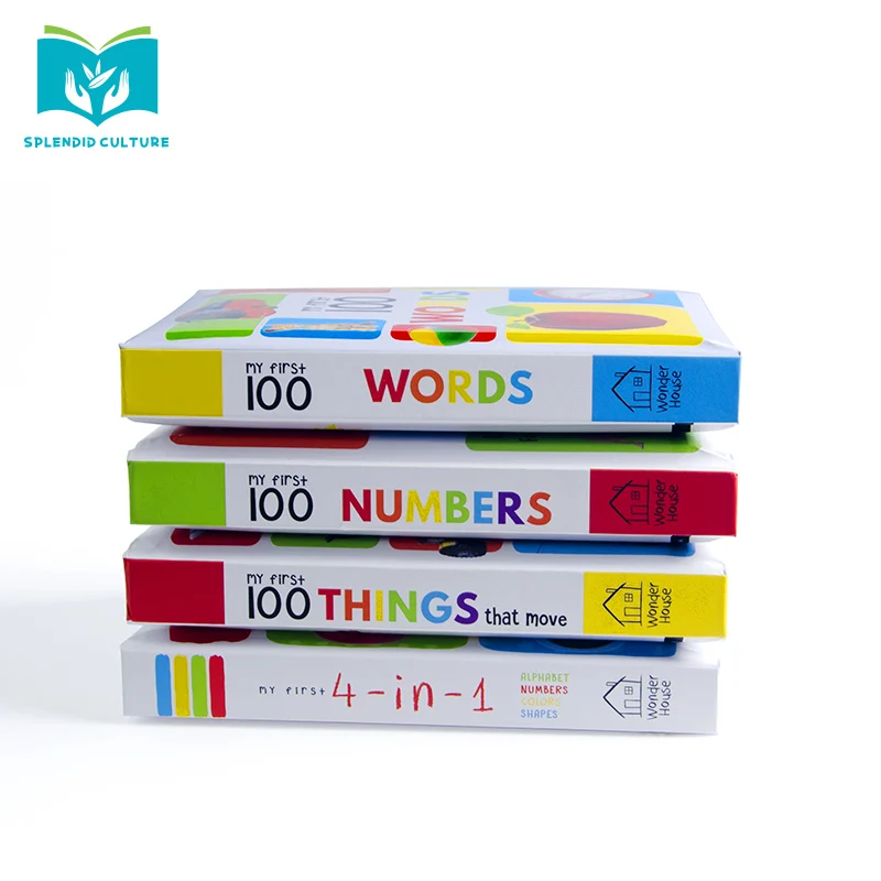 Splendid culture books in english custom planner printing uv color cheap board book printing