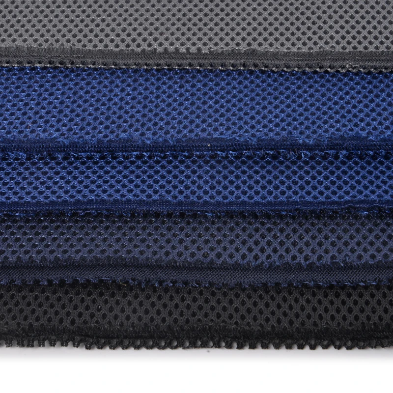 China Manufacturer 3D Spacer Polyester Thick Air Mesh Sandwich Fabric for Shoes Hats and Office Chair