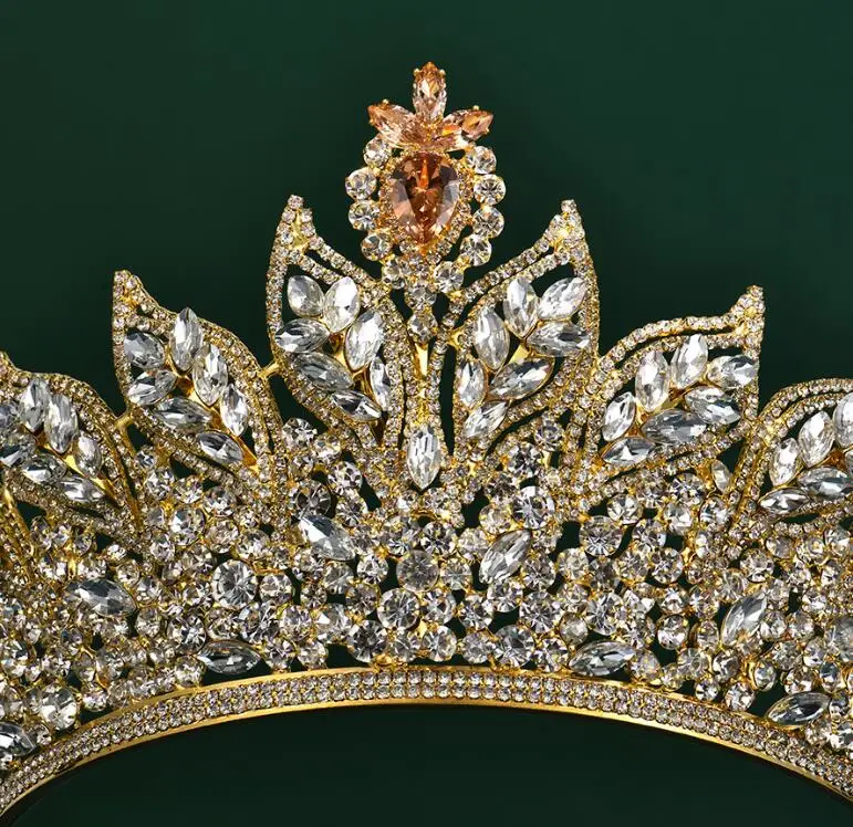 Cross-border Europe The United States High-end Luxury Zircon Design Wholesale Girls Tiaras And Crowns Cheap Tiara