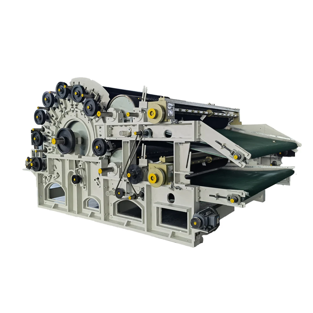 Textile Machinery Non Woven Machine Double Cylinder Double Doffer Carding Machine